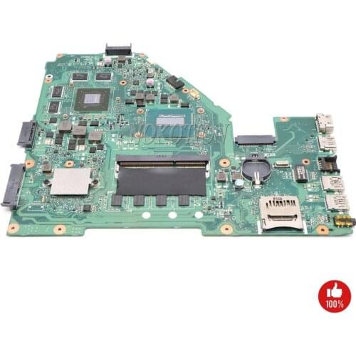NOKOTION 60NB08X0-MB1700 laptop motherboard for asus X550 X550JX REV 2.0 SR15G I5-4200H CPU Main board
