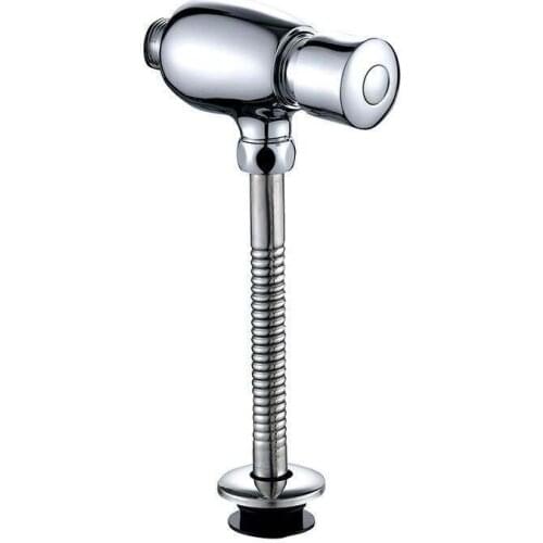 Copper Urinal Flushing Valve Concealed Installed Hand Press Delay Flush Valve Toilet Self-closed Valve Bathroom Accessories