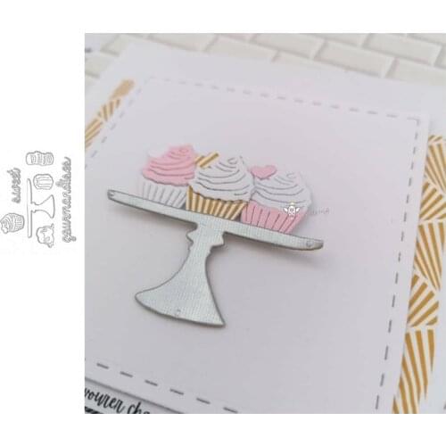 Mmao Crafts Metal Steel Cutting Dies New Cake plate letter macaron Stencil For DIY Scrapbooking Paper/photo Cards Embossing Dies