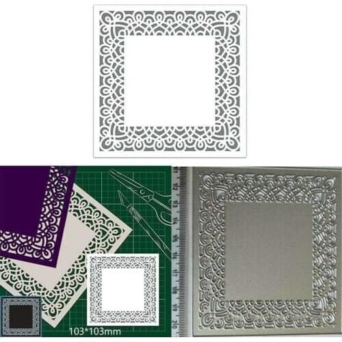 Fashion Metal Cutting Dies DIY Frame Scrapbook Paper Card Decor Stencil Background Craft