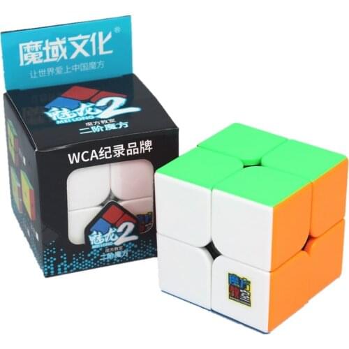 MoYu MeiLong 2x2x2 Magic Cube Professional Toy Game Speed Game Puzzle Cubes Exercise Brain Education Creative Gift