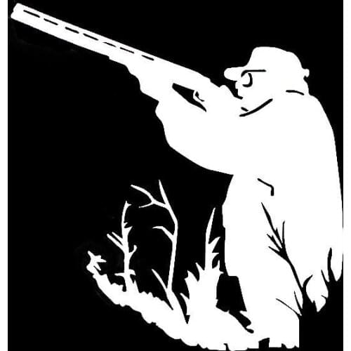 Hunter Gun Wild Duck Hunting Car Decals Vinyl Stickers Fashion Motorcycle Car Bumper Car Window Laptop