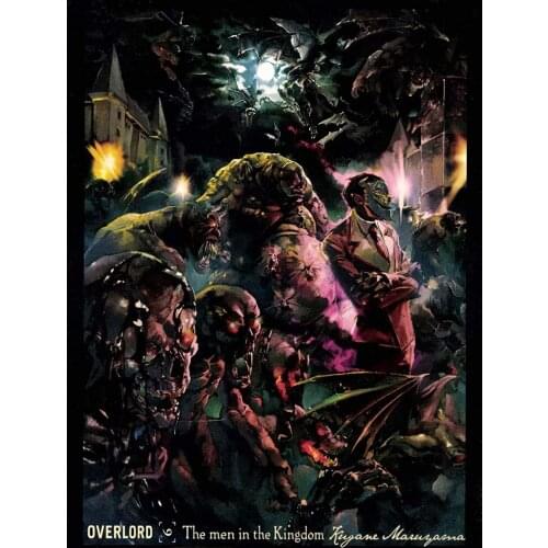 Overlord-The Men of The Kingdom 2 Retro Metal Tin Sign Plaque Poster Wall Decor Art Shabby Chic Gift Suitable for Indoor/Outdoor