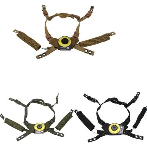 Wendy Helmet Suspension System Helmet Lanyard FAST MICH Military Airsoft Outdoor Hunting BK/DE/RG Helmet Accessies