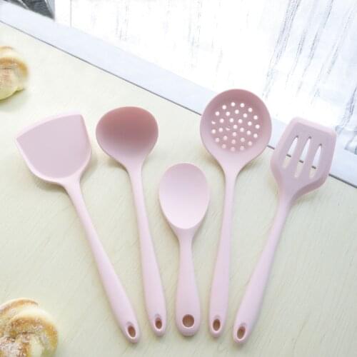 New 1 pc Tableware High Temperature Classic Cooking Shovel Cooking Tools Spatula Kitchenware Soup Spoon Silicone Kitchen Utensil
