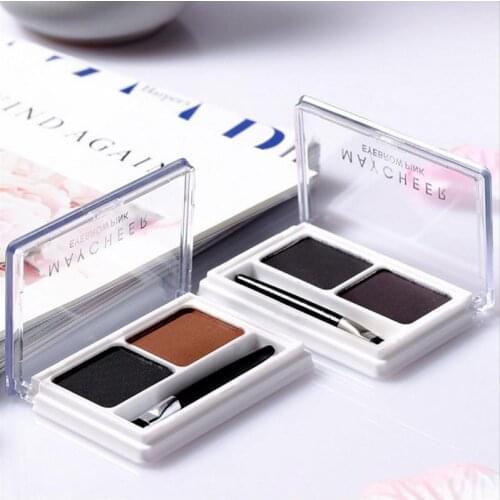Two-color Eyebrow Powder Waterproof Sweat-proof 24 Hours Lasting Eyebrow Pencil Eyebrow Cream Natural Makeup Cosmetics TSLM1