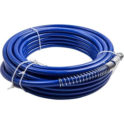 15M 50ft 1/4" Airless Paint Spray Hose Sprayer Light Flexible Fiber Tube 3300PSI