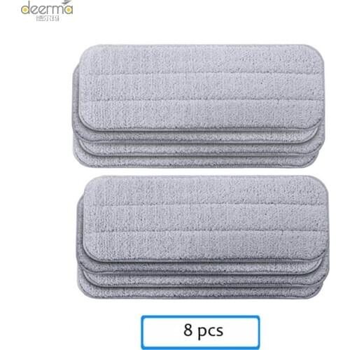 Deerma Replace Mop Water Spray Mop 360 Rotating Cleaning Cloth Head Wooden Carbon Fiber Floor Mop Cloth C2