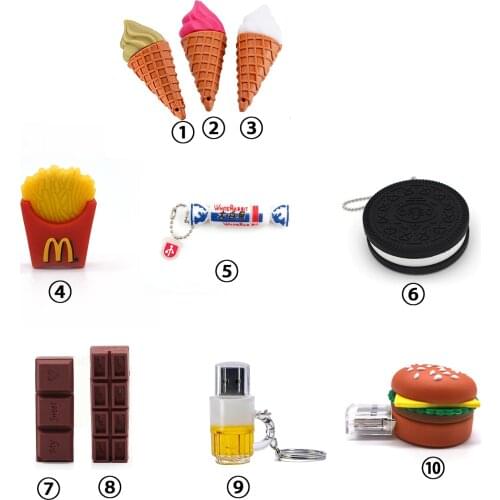 Food pendrive pen drive Usb flash drive usb stick Usb memory 4gb 8gb 16gb 32gb 64gb 128gb Usb pen memory stick Key usb gifts