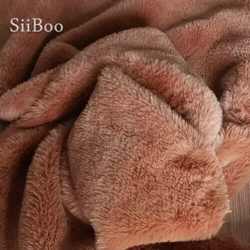 High grade 1cm plush faux fur fabric for winter coat faux rabbit hair cloth tissue for DIY free shipping 160*50cm 1piece SP3931