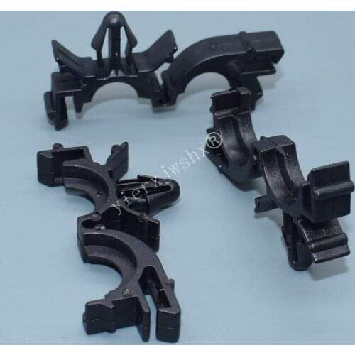 Yierxjwshx Nylon Black Routing Clips Auto Plastic Fastener for Wire Loom Inside Diameter: 11.2mm Φ For GM 8911473