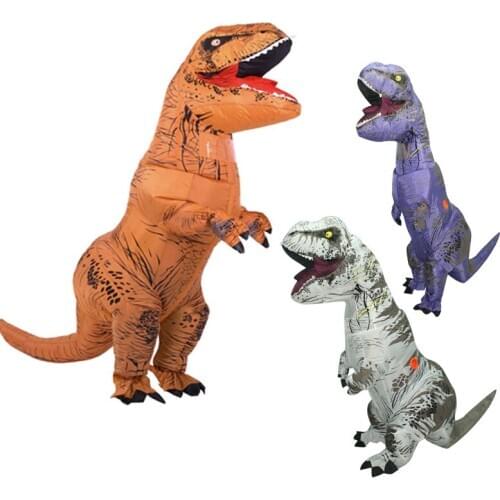 T-REX Mascot Inflatable Costume For Child Adult Anime Cosplay Dinosaur Animal Jumpsuit Birthday Gift For Paty Cosplay Disfraz