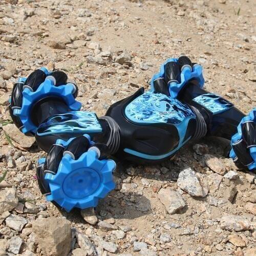 1:10 2.4G RC Car with Mecanum Wheel 4WD Drift Climbing Remote Control twist Stunt Car Deformation Offroad Vehicle Toy RoboMaster