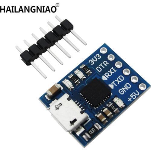 1pcs CJMCU CP2102 MICRO USB to UART TTL Module 6Pin Serial Converter UART STC Replace FT232