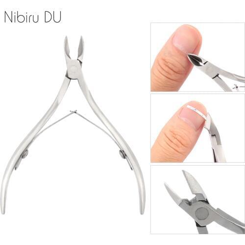 1pcs Professional Nail Dead Skin Scissors Cuticle Nipper Stainless Steel Pliers Manicure Pedicure Care Nail Art Toe Tools