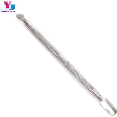 10pcs Nail Cuticle Pusher Stainless Steel Feet Care Tool Callus Remover Rasps Eraser Spoon Manicure Pedicure Cleaning Rasper