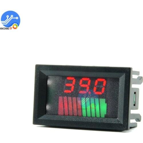 12V/36V/60V 24V/48V/72V 10-segment battery level indicator tester battery capacity digital indicator meter power level signal