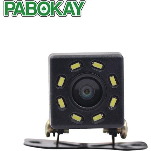 Car Rear View Camera Universal Backup Parking 8 LED Night Vision Waterproof 170 Wide Angle HD Color Image