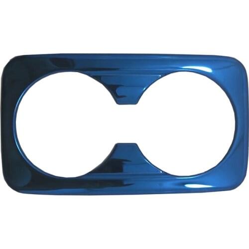 For Kia Sportage 3 QL 2017 2018 2019 Stainless Car Rear Seat Water Cup Holder Cover Cup Surround Frame Protector Car Accessories