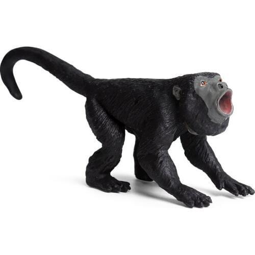 Howl Monkey Animal Figure Collectible Toys Wild Animal Cognition Action Figures Kids Plastic Cement Toys