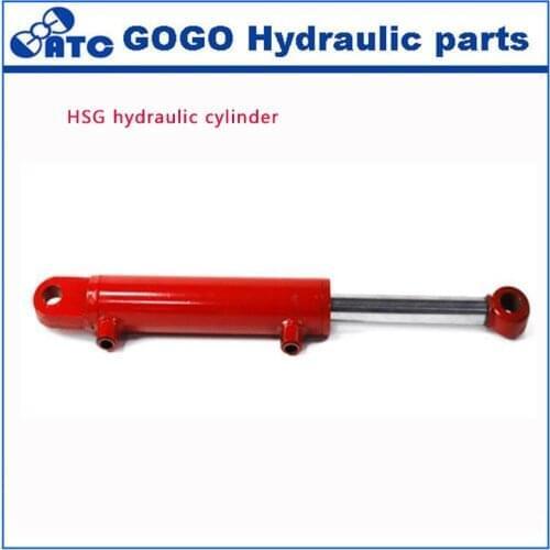 HSG hydraulic cylinder High Pressure Hydraulic Truck Cylinder Double Acting Hydraulic Ram ,stroke 1200mm HSG 63*35*1200