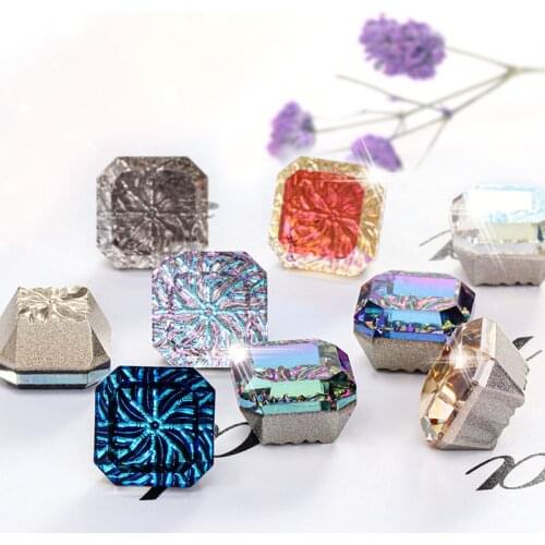 Flatback Glass Rhinestones Relief Crafts DIY Decoration Crystals Glue On Nails Crystal Strass Korean Style Shiny Stones