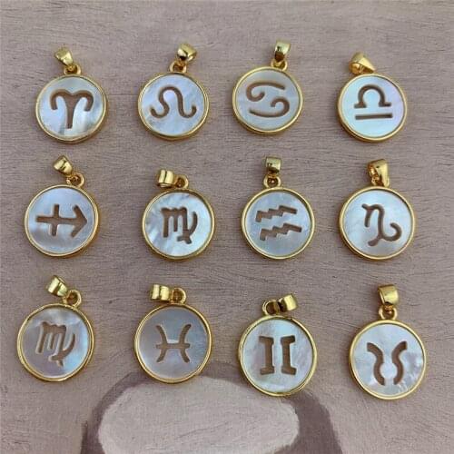 Hill-san Lotus Women's Pendants Zodiac Signs