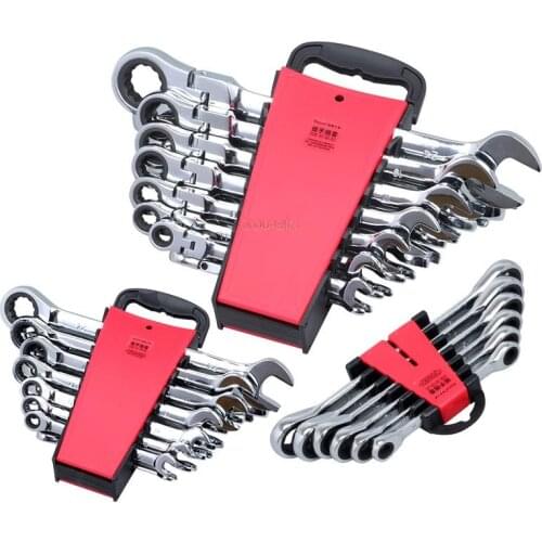 Ratchet wrench set Rotatable Quick Wrench Kit Hand Tool Spanner Kit 14pcs 8pcs Universal hand Wrench for Car Repair Tools