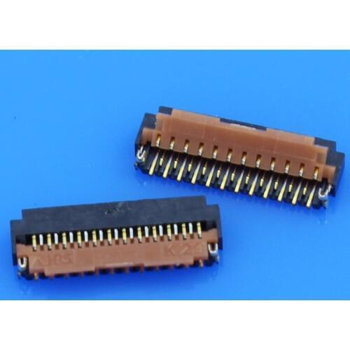 JCD FPC/FFC ZIF Connector Hirose HRS 0.3mm Pitch 23Pin 1mm Height Two Row Front Flip FH26W-23S-0.3SHW