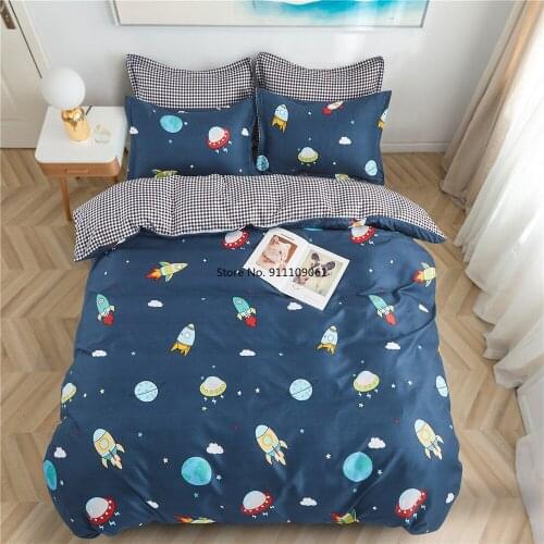 Cute Printed 3D Bedding Set 2/3pcs Soft Quilt Cover Home Textiles Fashion Reversible Duvet Cover Set Twin Full Queen King Size