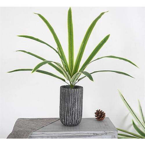 Creative Simulation Plant Artificial Orchid Leaf Simulation Flower Arrangement Simulation Plant Bluegrass Green Plant
