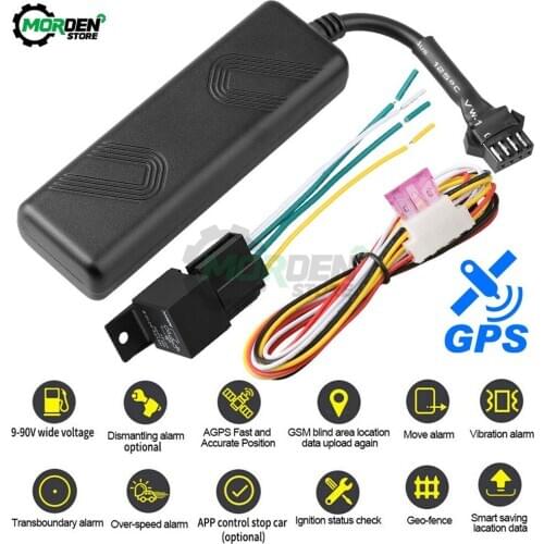 Mini GPS Tracker Car Motorcycle Builtin Battery CJ720 Tracker Auto LK720 GPS GSM Locator Tracking Shock Alarm + Relay