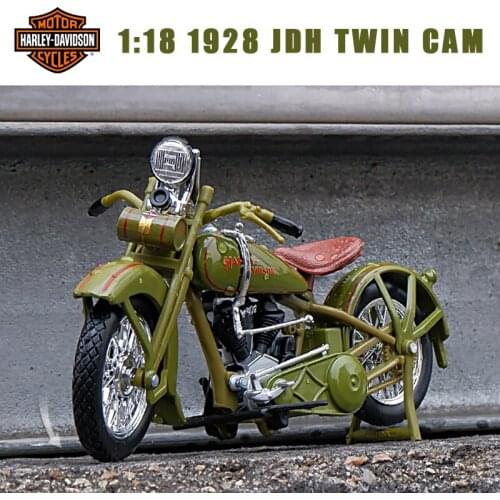Maisto 1:18 Harley-Davidson 1928 JDH Twin Cam simulation alloy motorcycle model toy car Collecting car model boys toys