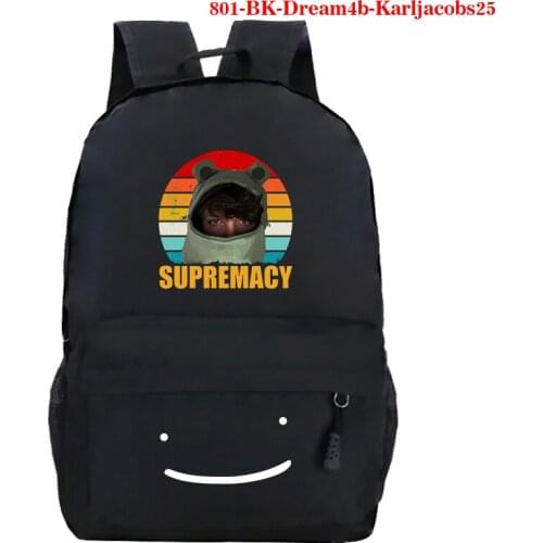 Fashion Karljacobs Print Canvas Backpack Girls School Bag Boys School Bags Women Kids Dream Team Backpack Teenager Knapsack Gift