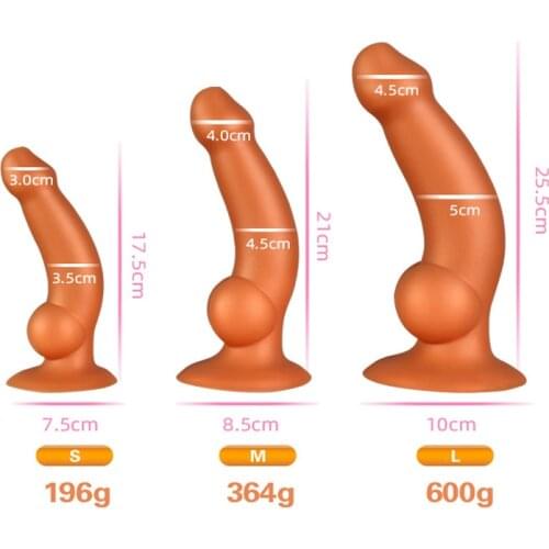 Soft Long Anal Plug Dildo Huge Butt Plug With Suction Cup Adult Erotic Sex Toys for Woman Men Prostate Massgae Big Anus Dilator