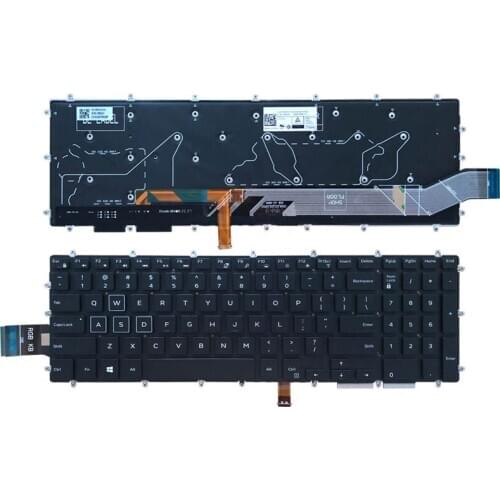 New US laptop keyboard for DELL Alienware M17 ALW17M M15 ALW15M R1 P79F P79F001 Backlit keyboard