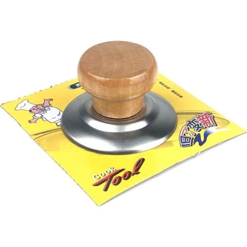 Flat Pot Lid Top Bead Stainless Steel Non-magnetic Pot Lid Kitchen Utensils Accessories Universal Pot Lid Handle