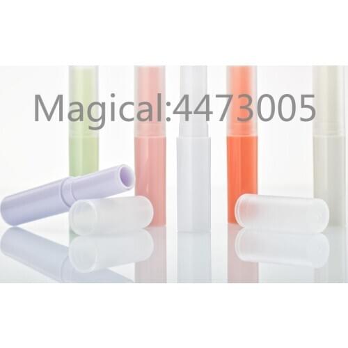 4g 10/30/50/100pcs Empty Lipstick Tube Diy Lip Balm Thin Frosted Cylindrical Lip Balm Tube Directly Filling Cosmetics Refillable
