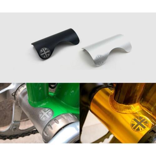 Folding Bike Bottom Bracket Protective Device Aluminum Alloy Sticker Brompton Bicycle Bottom Brackets Protection