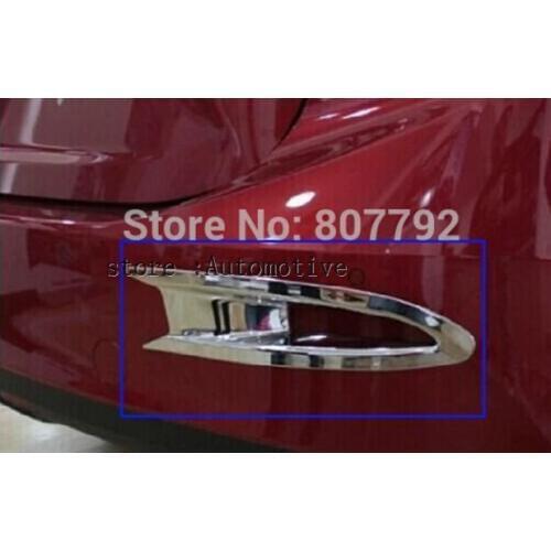 Car styling 2014 2015 for Mazda 3/AXELA ABS Chrome Rear Fog light Lamp Cover Trim