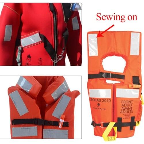 3M Reflective Solas Marine Tape Roll Waterproof Silver White Sew On Clothes