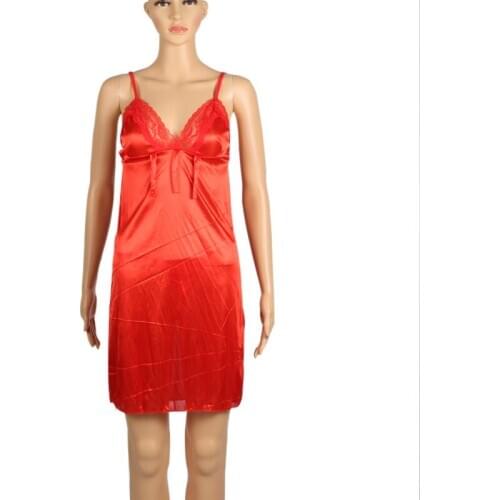 Женские атласные ночные сорочки Swokii China At AliExpress