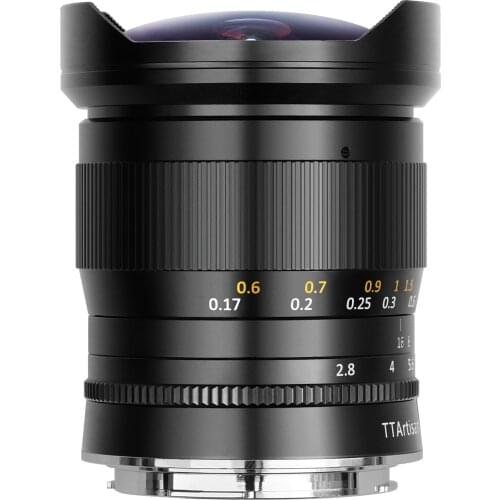 TTArtisan 11mm F2.8 Full Fame Ultra-Wide Fisheye Manual Lens for Sony E mount A7II A7RII A7SII A6300 A6500 for Nikon Z Mount