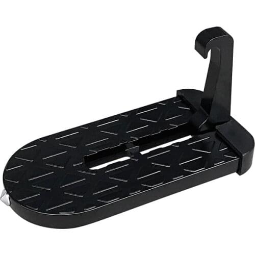 DUAL-HO Universal Fit Car Door Step,Foldable Roof Rack Door Step Up on Door Latch, Easy Access to Rooftop ,Max Load 500 lbs