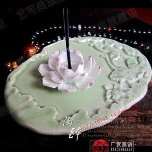 XG085 New Years gift three-dimensional relief supplies Candlestick inserted incense incense inserted Songhe Fig new 2013