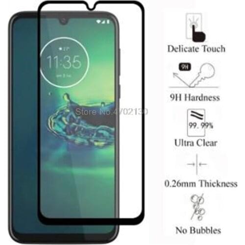 Tempered Glass For Motorola Moto G8 E6 Plus Play P40 Full Screen Protector For Moto One Power Action Vision Glass