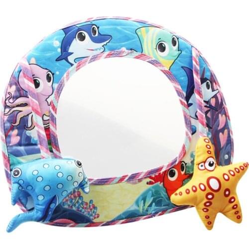 Baby Car Mirror Rear Facing Car Seat Mirror for Infant Child Safely Monitor 360° Wide View Kids Adjustable Seat Rear View Mirror