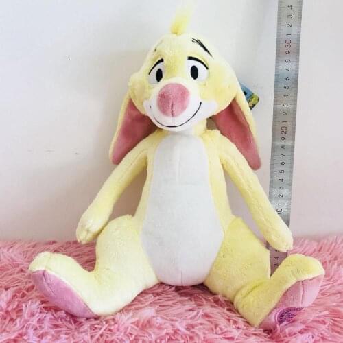 35cm Yellow Rabbit Plush Toy Doll Donkey Bear Tiger Pigs Friend Plush Toy Cute Stuffed Animals Kids Toys