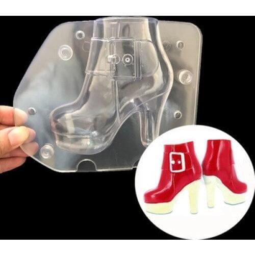 Fondant Shoe Chocolate Mold High-Heeled Mold Candy Sugar Paste Mold For Cake Decorating DIY Home Baking Suger Craft Tools H638