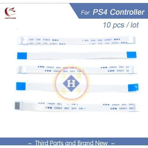 HOTHINK 10pcs/lot 100MM 12 pin Power Ribbon Flex Cable For PS4 Controller Dualshock 4 JDS-011 Repair Parts